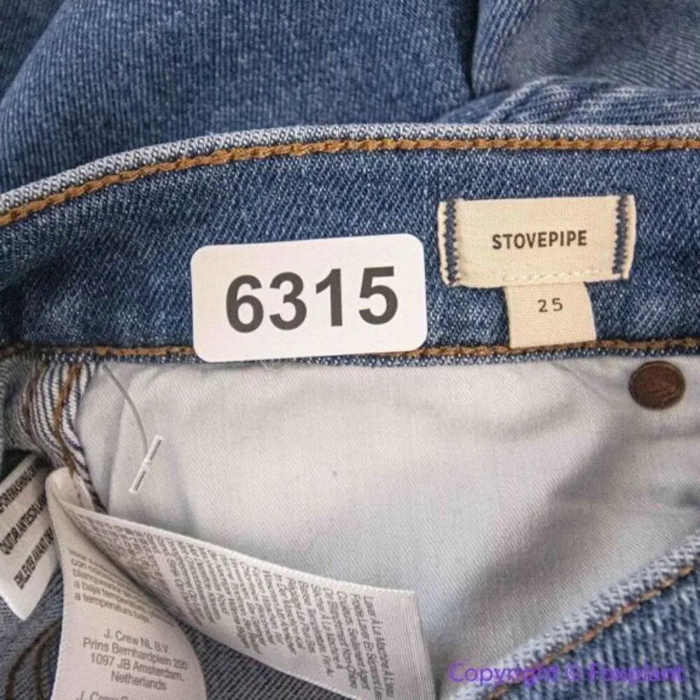 NEW Madewell Stovepipe Jeans in Leaside Wash,‎ 25